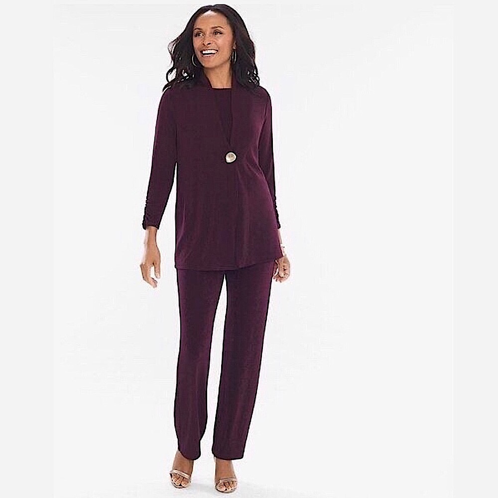 CHICO’S Travelers Classic Button Jacket